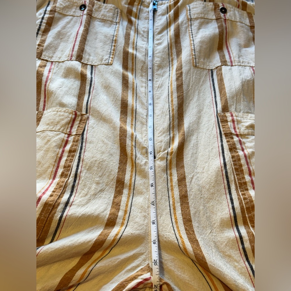 Billabong Light The Night Jumpsuit Sleeveless Striped Women’s Size Large - Picture 11 of 12